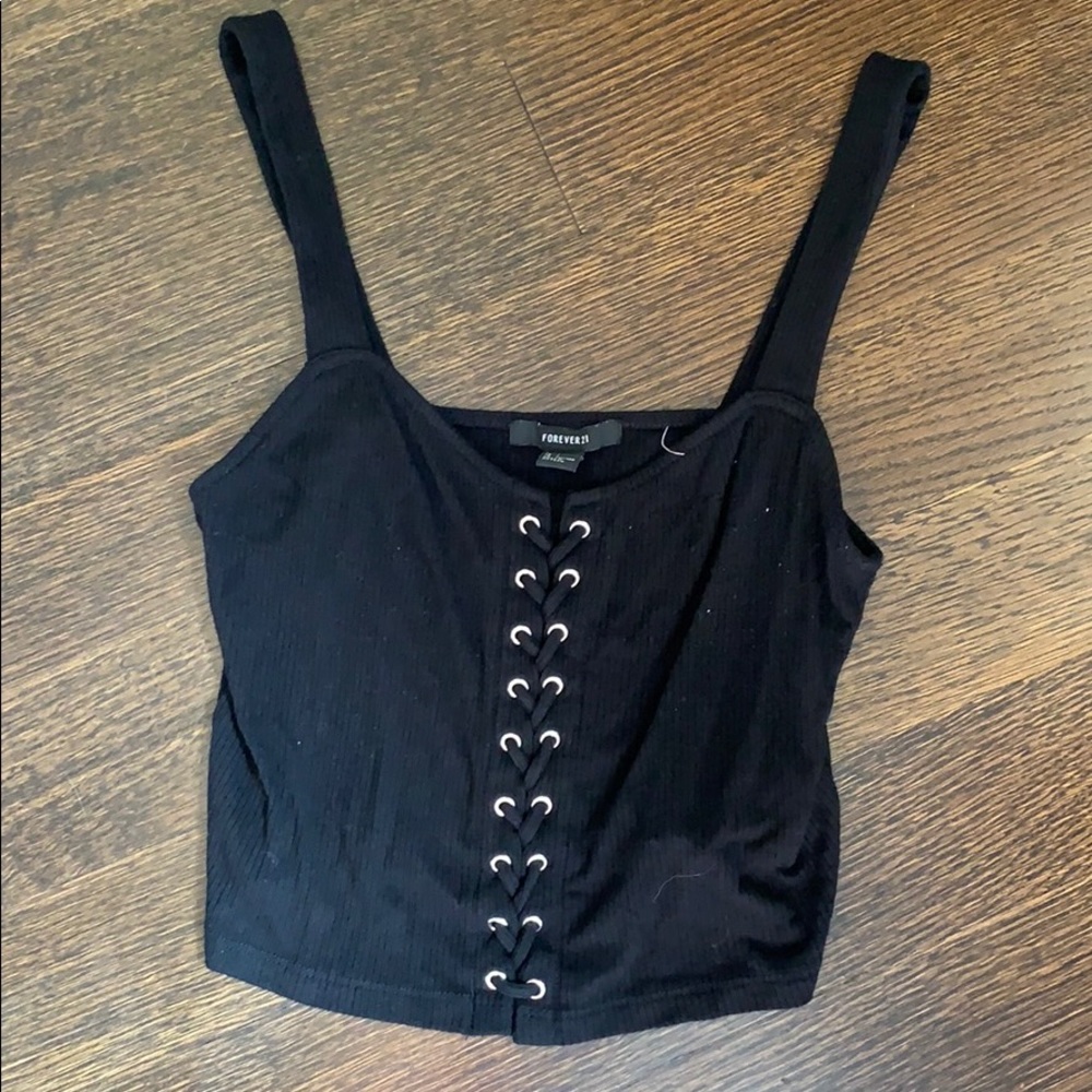 Forever 21 black tank top